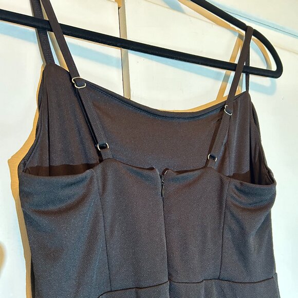 Birdy Grey A-line Cowl Neck Bridesmaid/ Prom Gown - Picture 10 of 12